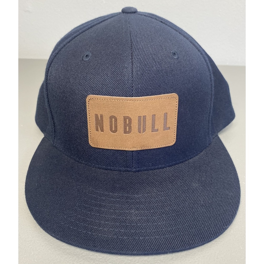 NOBULL Flat-Brim Snapback Cap Navy Hat